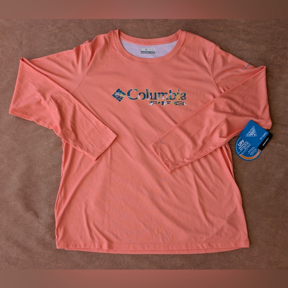 Columbia Tidal PFG UPF 50 Long Sleeve Shirt! Brand New w/ Tags! Size 1X!